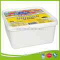 1.5L square iml rigid plastic box